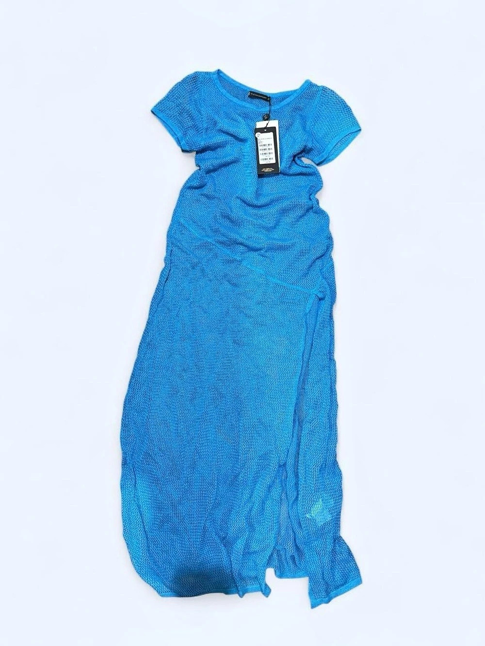 Vix Paula Hermanny Mesh Maxi Dress Blue